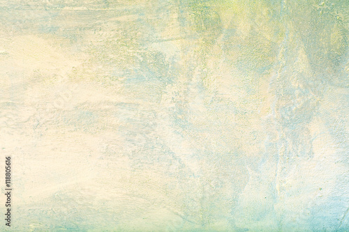 Pastellfarben . helles Grün auf alter Wand - Hintergrund für Text und Bild © goldnetz