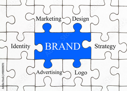 Brand Puzzle Concept