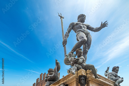 Triton statue in Bologna photo