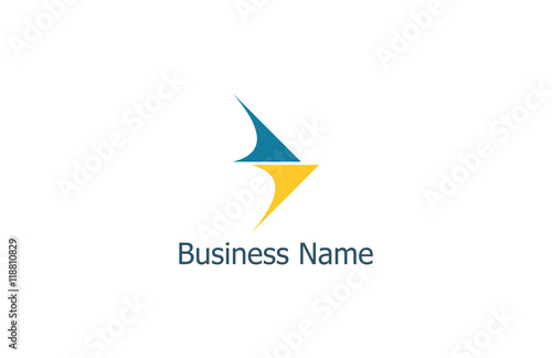 Free Download arrow triangle business logo - GFXLoad