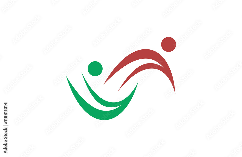 human sport vector logo human sport vector logo