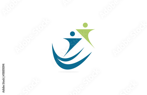 people success business logo