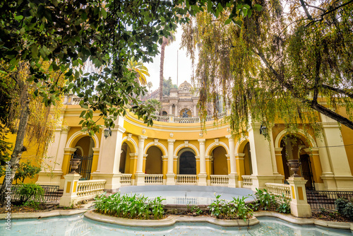 Cerro Santa Lucia in Downtown Santiago, Chile. photo