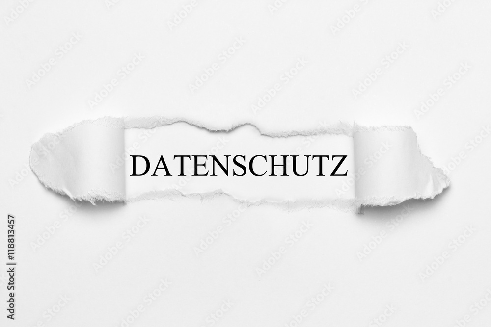 Fototapeta premium Datenschutz