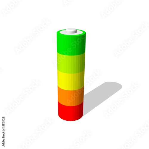 Battery charge level indica...