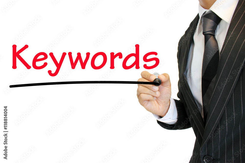 キーワードを強調するビジネスマン Business man emphasizing “Keywords” キーワードを強調するビジネスマン Business man emphasizing “Keywords”
