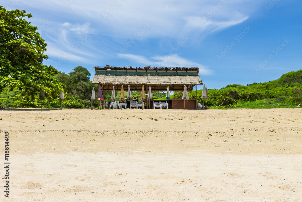 Fototapeta premium Beach bar on the beach