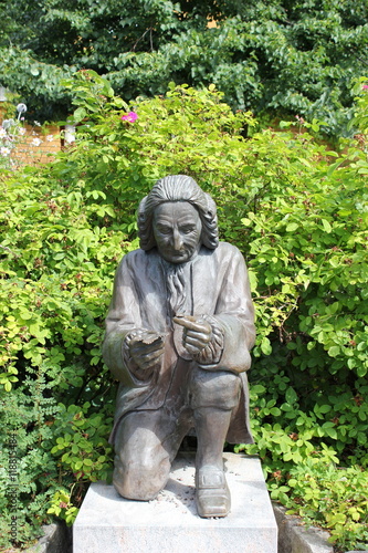 Statue des Naturforschers Carl von Linné in Stockholm (Schweden)