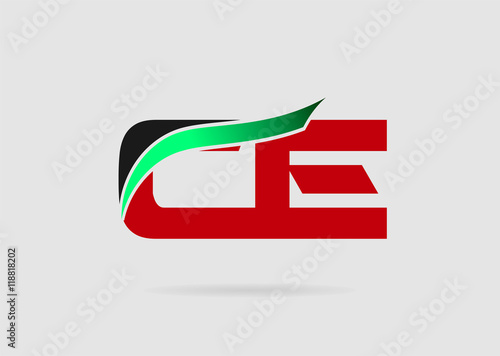 Free Download Letter C and e logo vector
 - GFXLoad