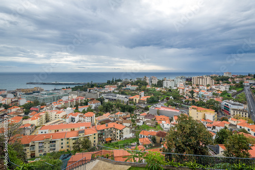 Funchal cityscape, Madeira island.