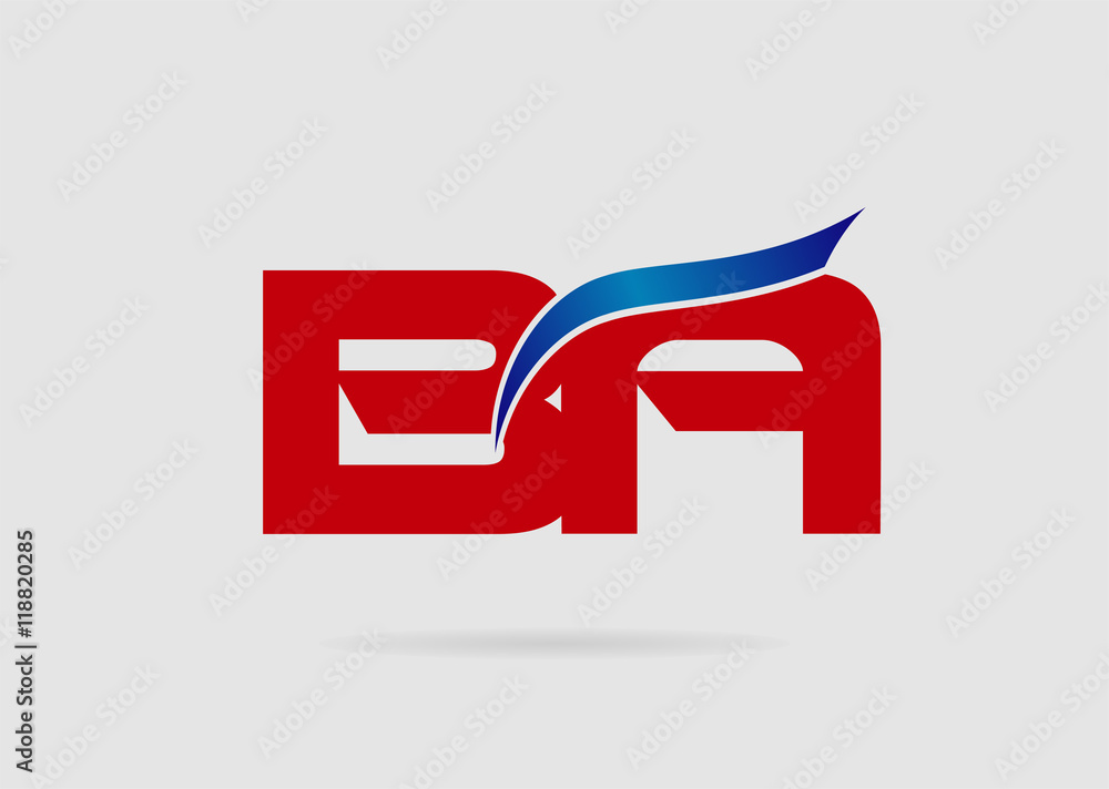ba initial company logo
ba initial company logo