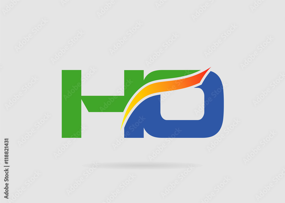 HO Logo. Vector Graphic Branding Letter Element
HO Logo. Vector Graphic Branding Letter Element