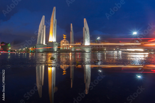 The Democracy Monument is a historical of constitution monument in Bangkok, Thailand.