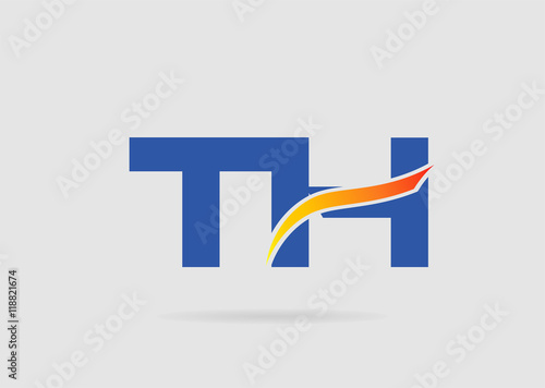 Free Download T and H logo vector
 - GFXLoad