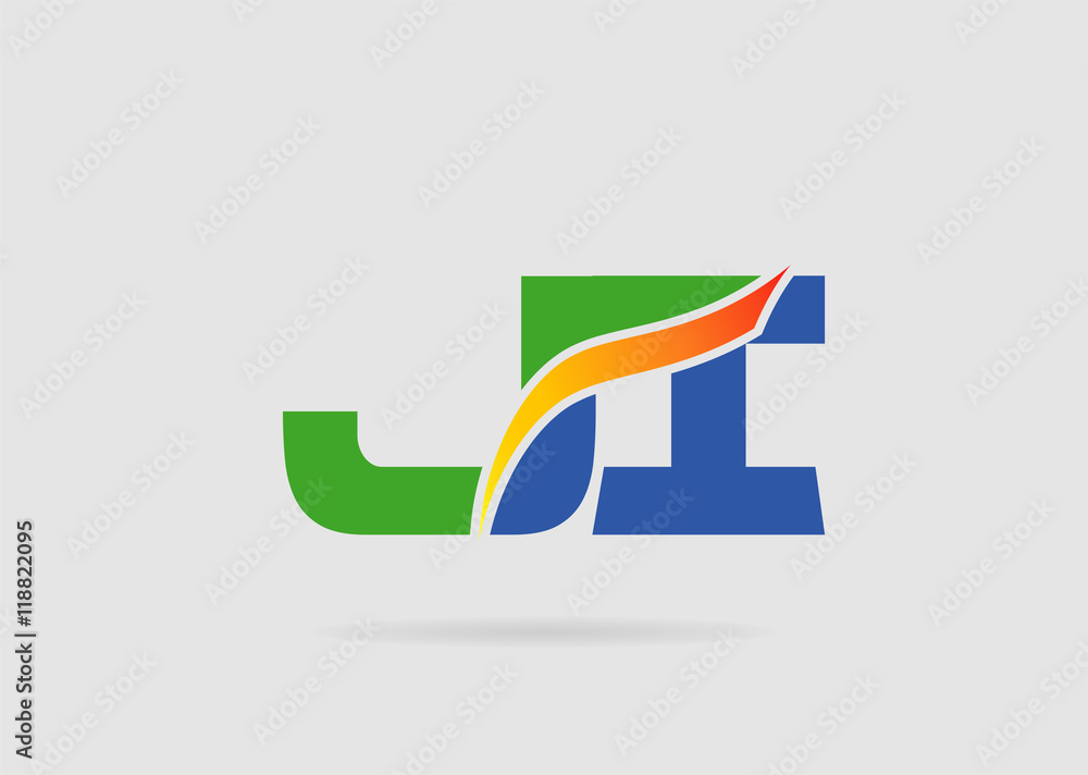 JI company linked letter logo
JI company linked letter logo