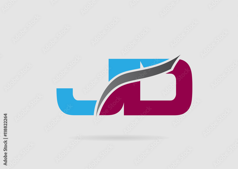 JD Logo. Vector Graphic Branding Letter Element
JD Logo. Vector Graphic Branding Letter Element