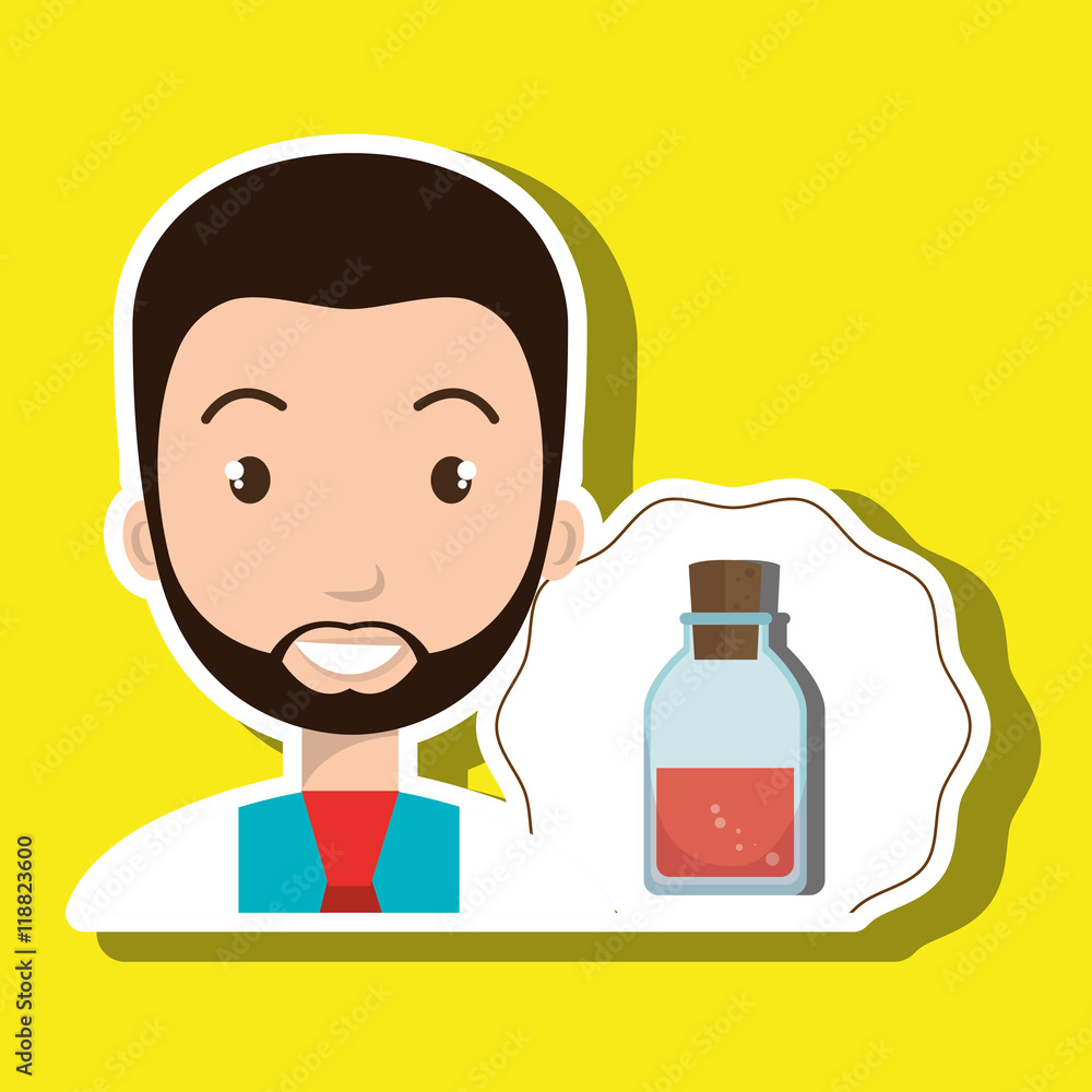 doctor laboratory tube chemistry vector illustration graphic doctor laboratory tube chemistry vector illustration graphic