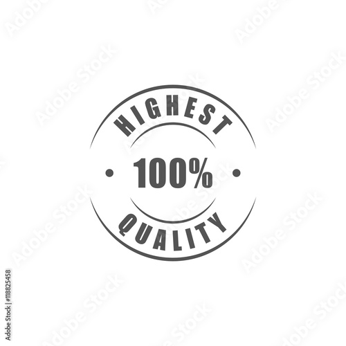 Highest quality round label