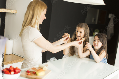 Mother and daughter in the ...