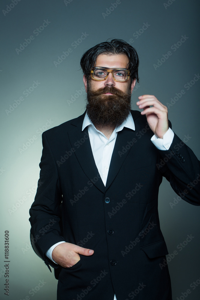 Handsome bearded man Handsome bearded man