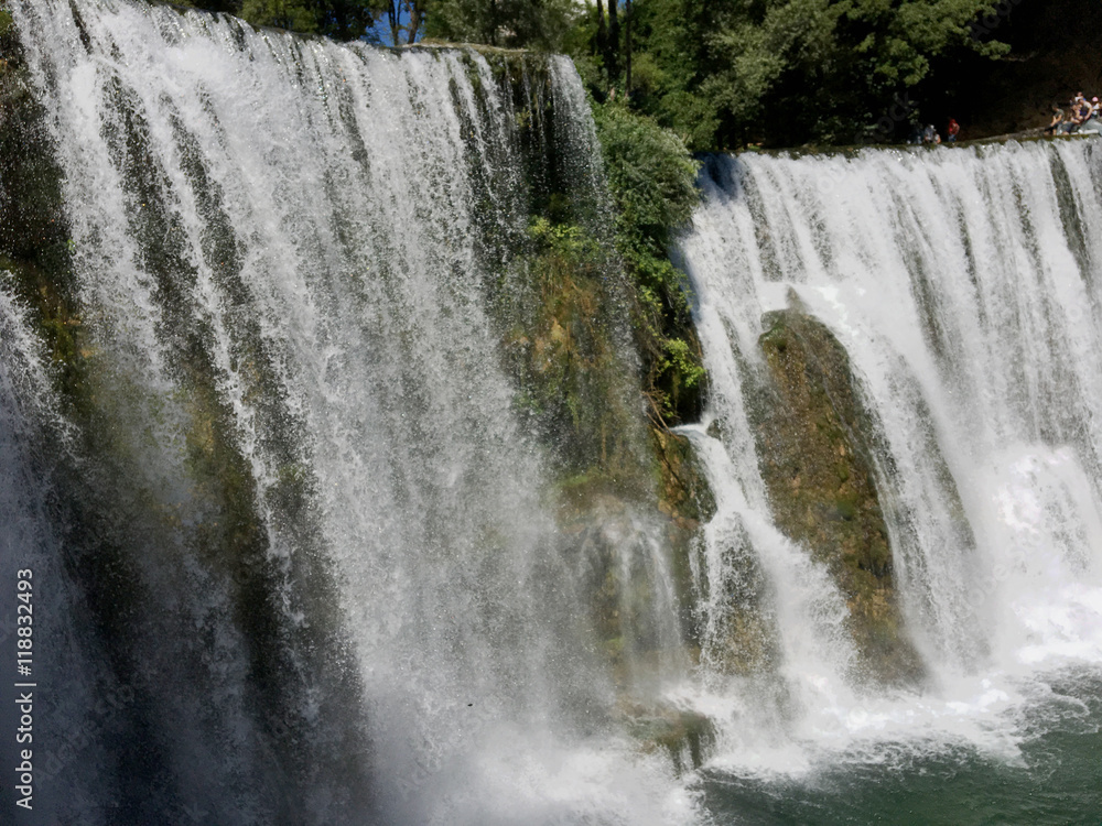 Waterfall in the Jajce,Bosnia and Herzegovina Waterfall in the Jajce,Bosnia and Herzegovina