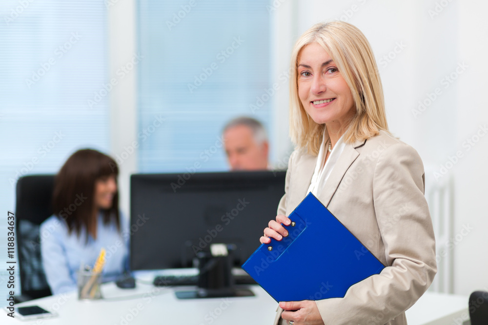 Mature smiling businesswoman portrait Mature smiling businesswoman portrait