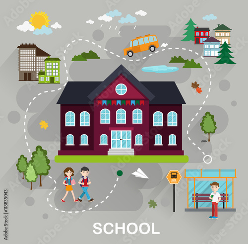 Back to school education concept