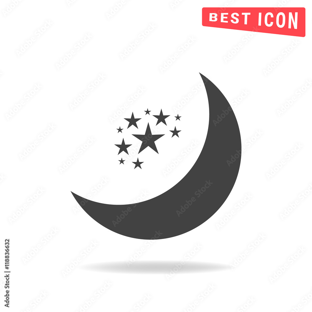 moon vector icon moon vector icon