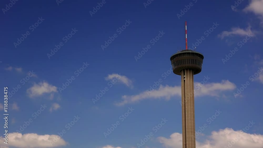 Tower of The Americas in San Antonio, Texas - Time Lapse Tower of The Americas in San Antonio, Texas - Time Lapse