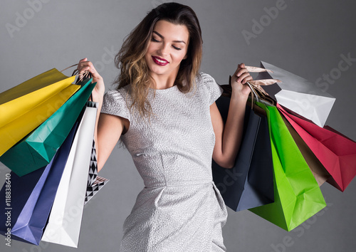 Foto Female shopping victim