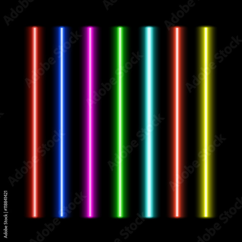 Laser beams set
