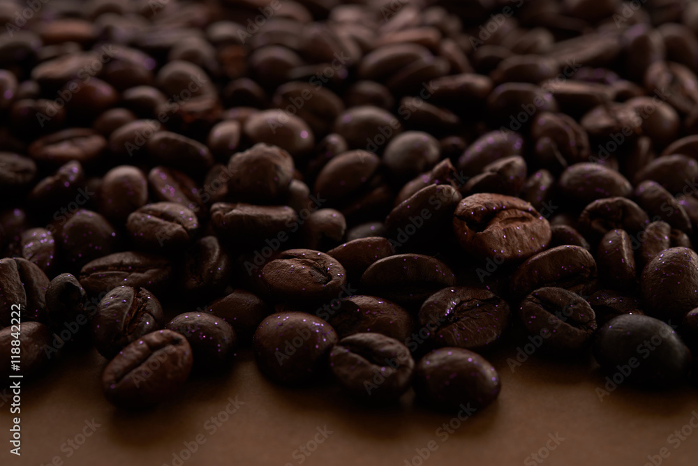 Wave of coffee beans Wave of coffee beans