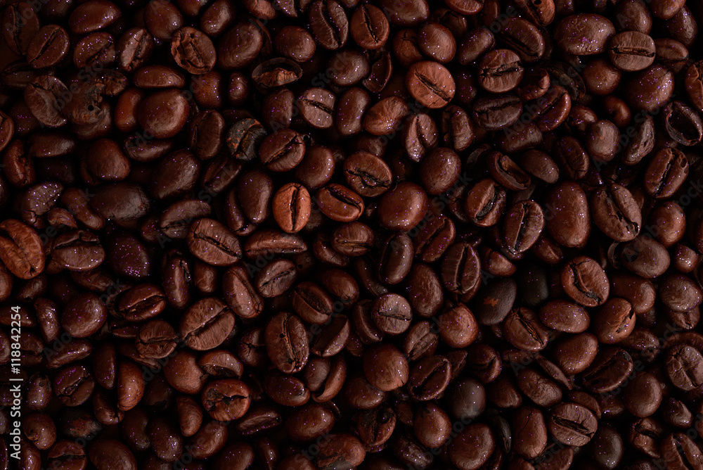 coffee beans in full screen coffee beans in full screen