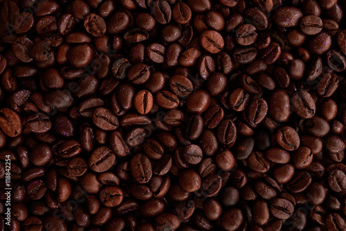 coffee beans in full screen