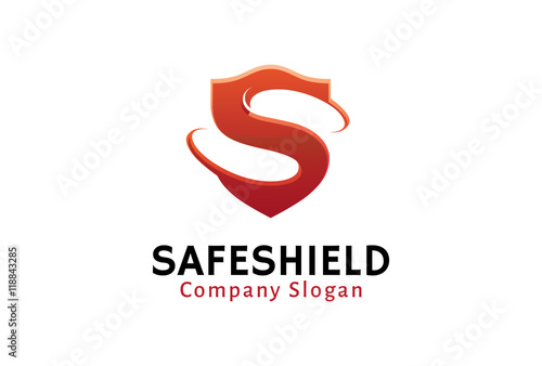  Safe Shield Logo Design Illustration