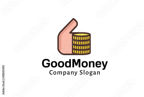 Good Money Logo Design Illustration