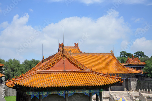 Fuling Tomb of Qing Dynasty, Shenyang, China. Fuling Tomb is a UNESCO World Heritage Site since 2004. Fuling Tomb (East Tomb) is the mausoleum of Nurhaci.