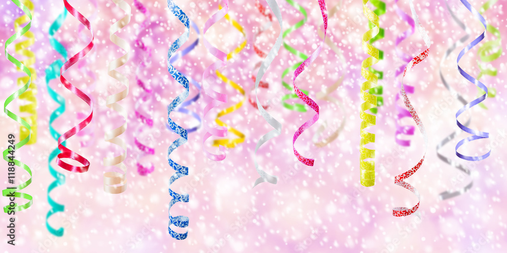 Fototapeta premium Lovely bokeh background with serpentine