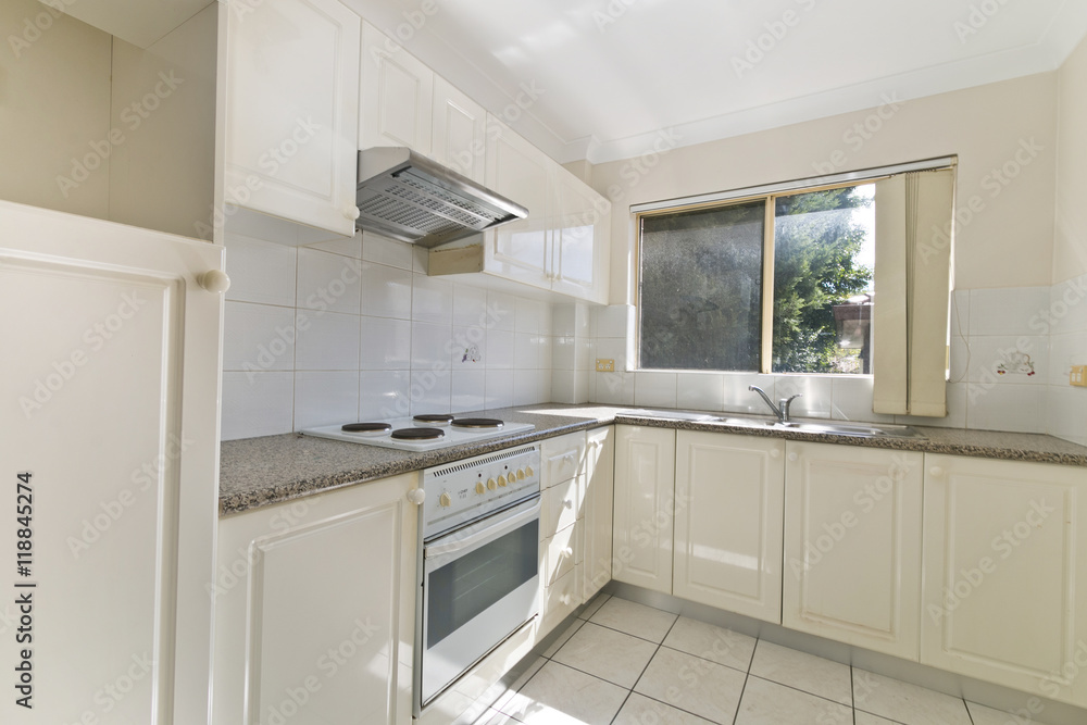 Fototapeta premium Nowoczesne wnętrze kuchni dla smakoszy