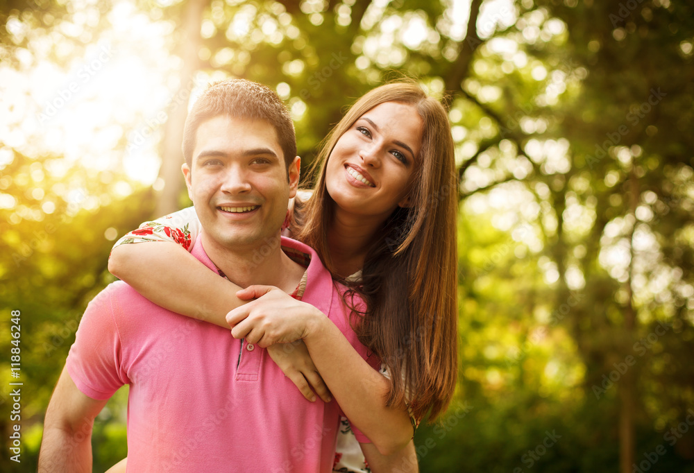 Couple Enjoying Outside Couple Enjoying Outside
