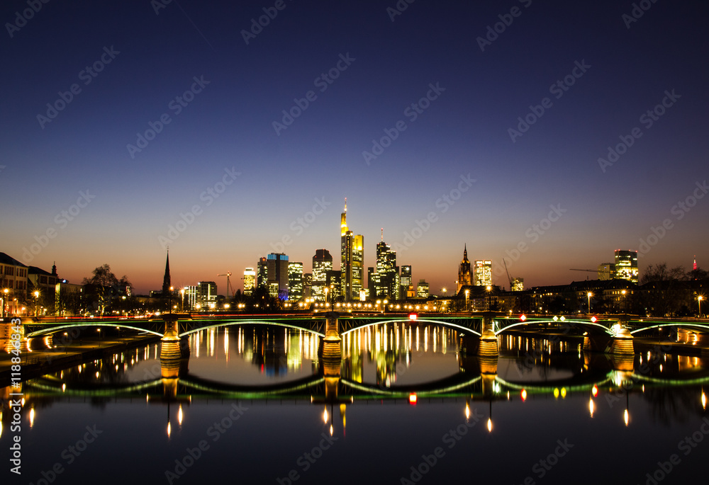 Obraz premium Frankfurter Skyline