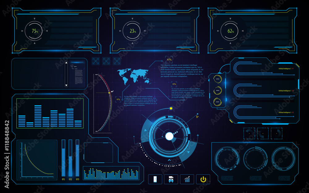 abstract HUD UI Interface screen technology future futuristic concept background abstract HUD UI Interface screen technology future futuristic concept background