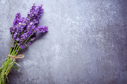 Fototapeta Naklejka Na Ścianę i Meble -  lavender on stone