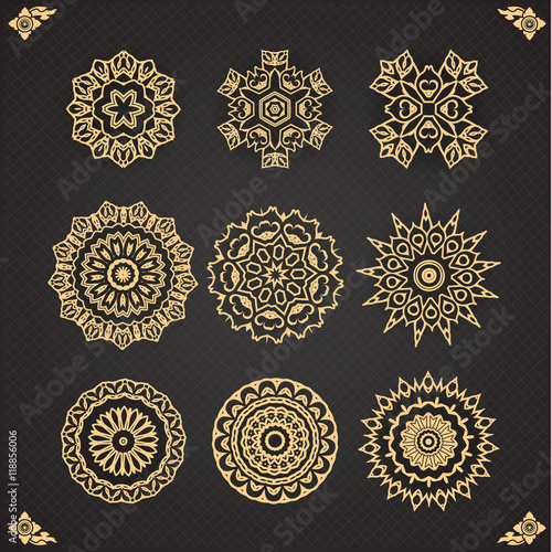 Design elements graphic Thai design ,Abstract Seamless