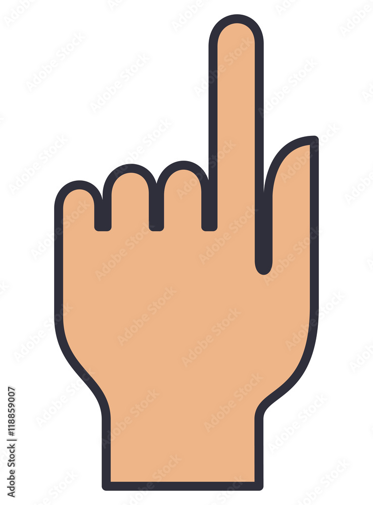 hand human isolated icon vector illustration design hand human isolated icon vector illustration design