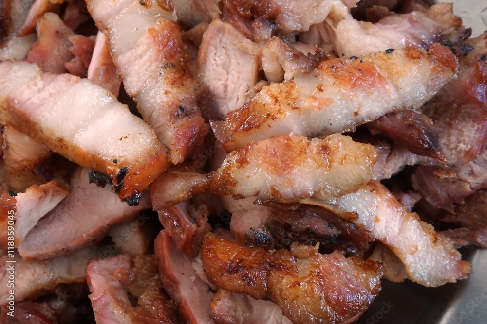 slice roasted pork slice roasted pork