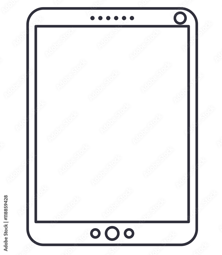 tablet device isolated icon vector illustration design tablet device isolated icon vector illustration design