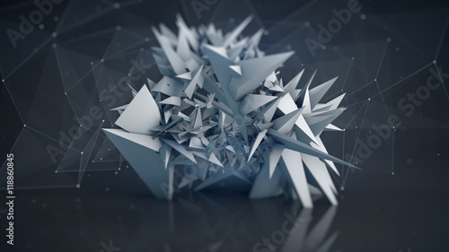 Polygonal network shape abs...