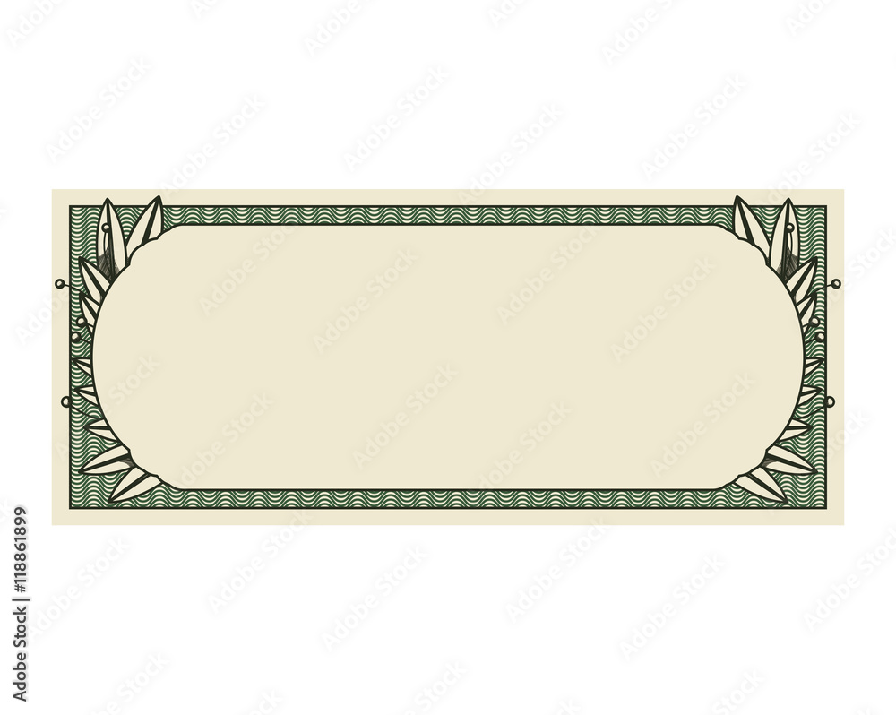 bill dollar print seal isolated icon vector illustration design Stock  Vector