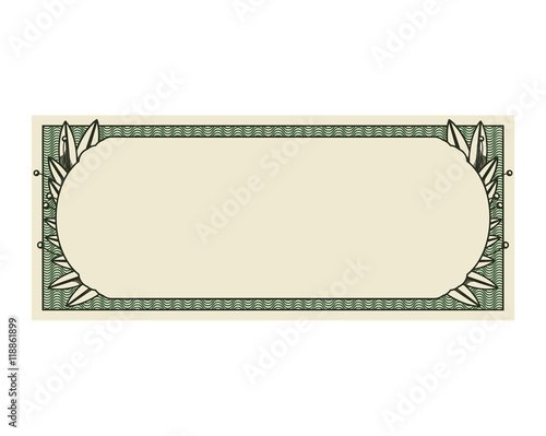 bill dollar print seal isolated icon vector illustration design